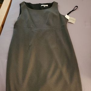 Kasper Women's Pin Dot Empire Waist Dress - 16